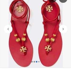 Tory Burch Capri Flat Lace Up Sandal